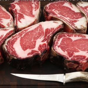 AANIIIH PRIME RIBEYE Cut dry age beef 1